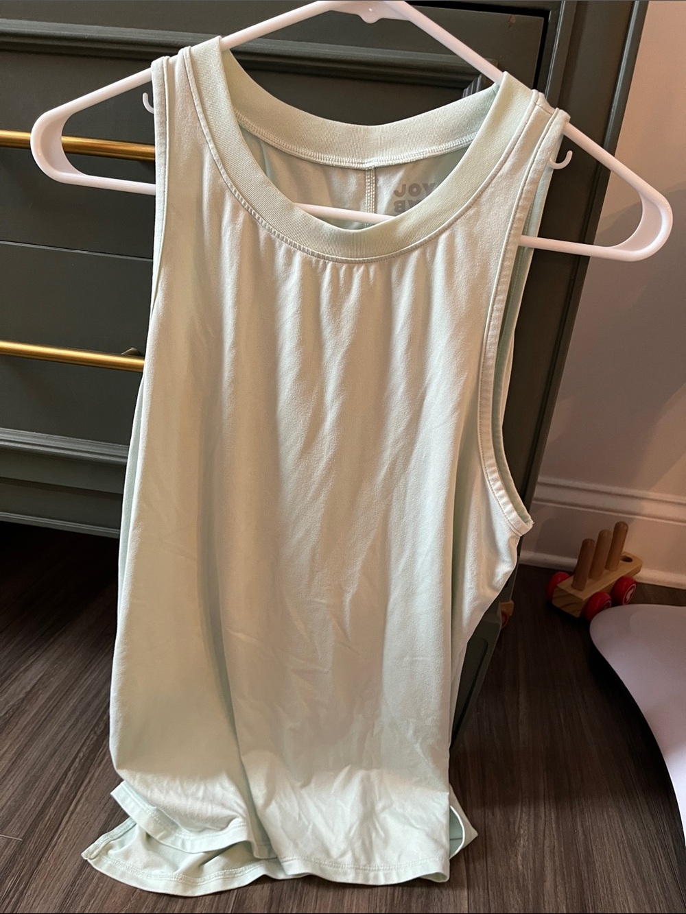 JoyLab Scoop Neck Tank in Pale Mint